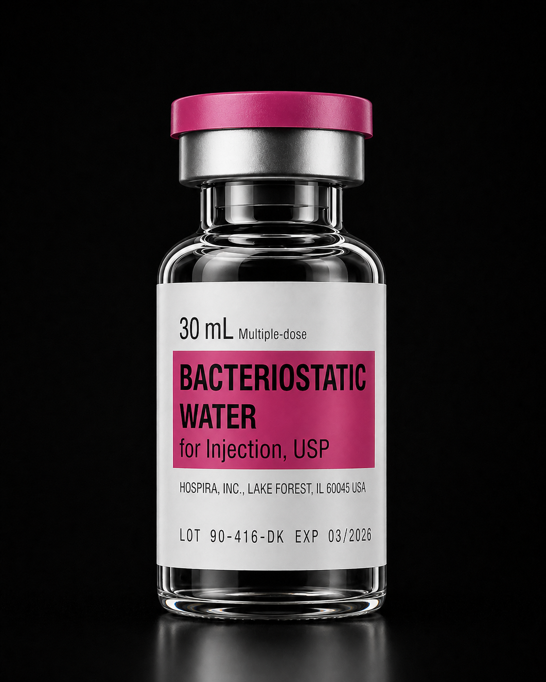 BAC Water 30mL (Multi-Use Vial)